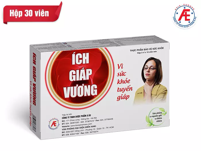 THỰC PHẨM BẢO VỆ SỨC KHỎE ÍCH GIÁP VƯƠNG